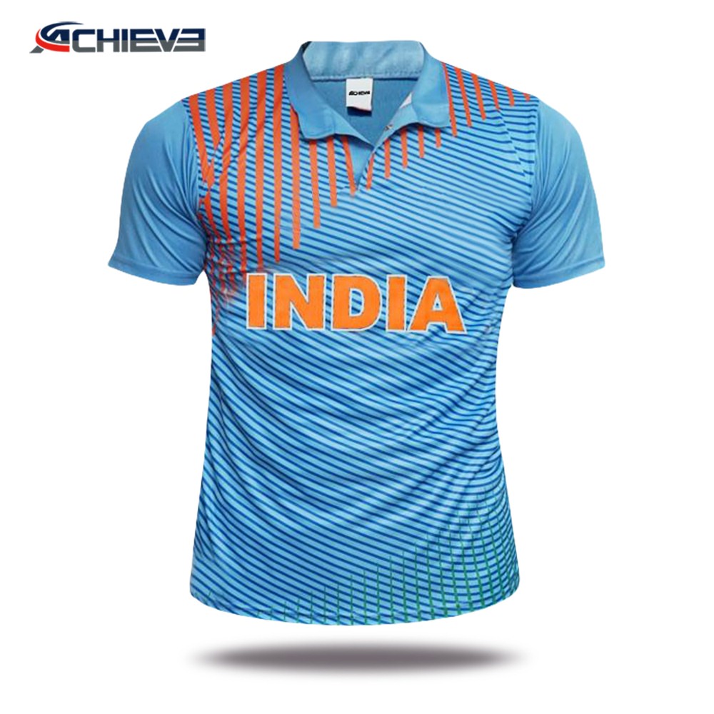 New model cricket jersey , Custom india cricket shirt