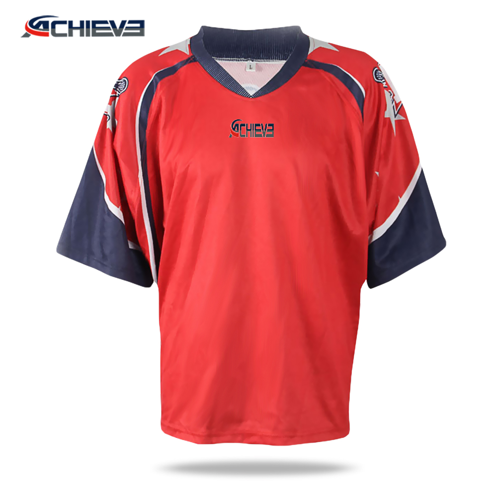Sublimated polyester dry-fit lacrosse jerseys