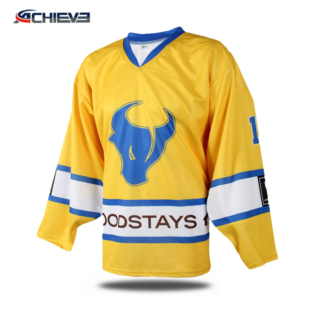 Sublimated authentic college hockey jerseys