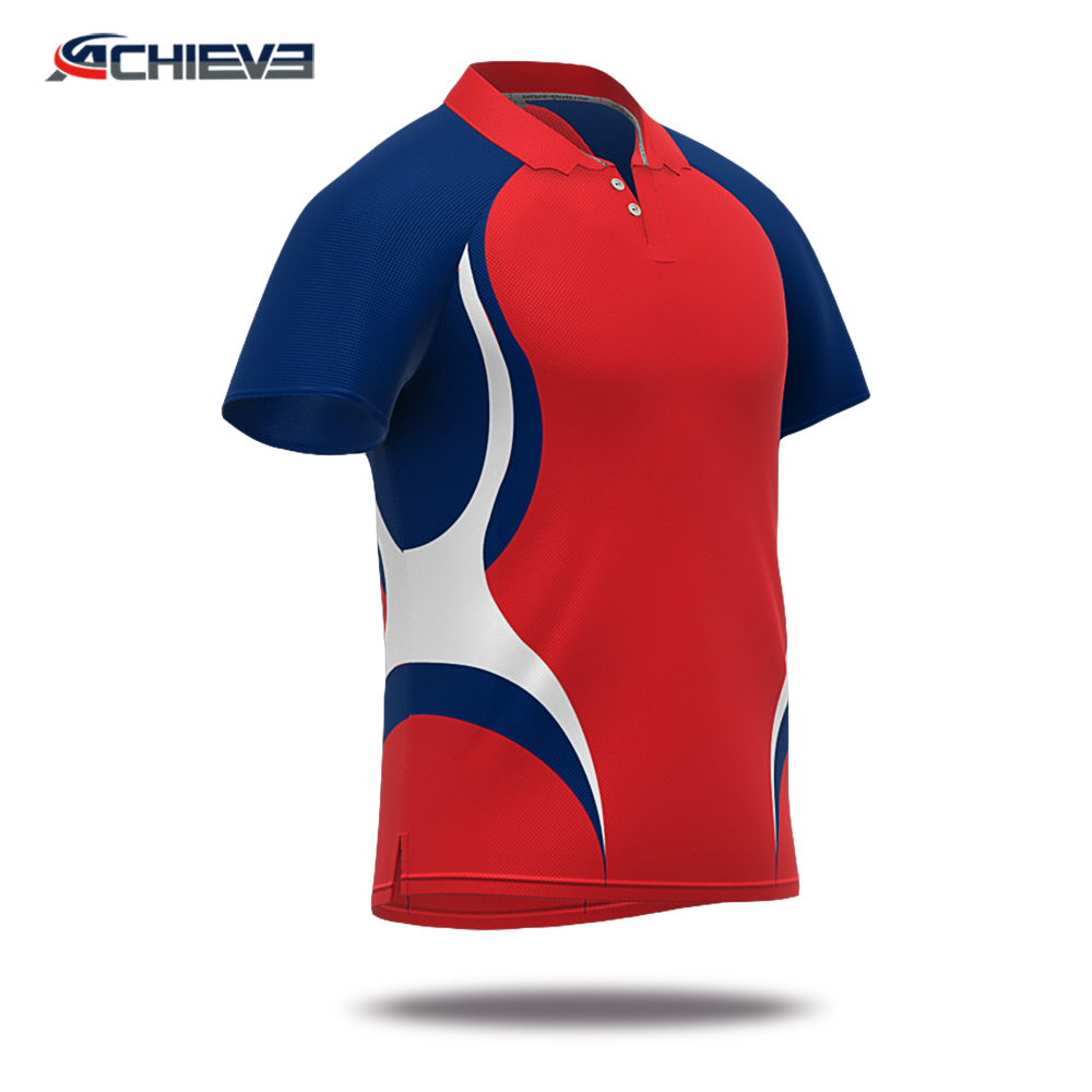 New model best cricket jersey polo shirt design