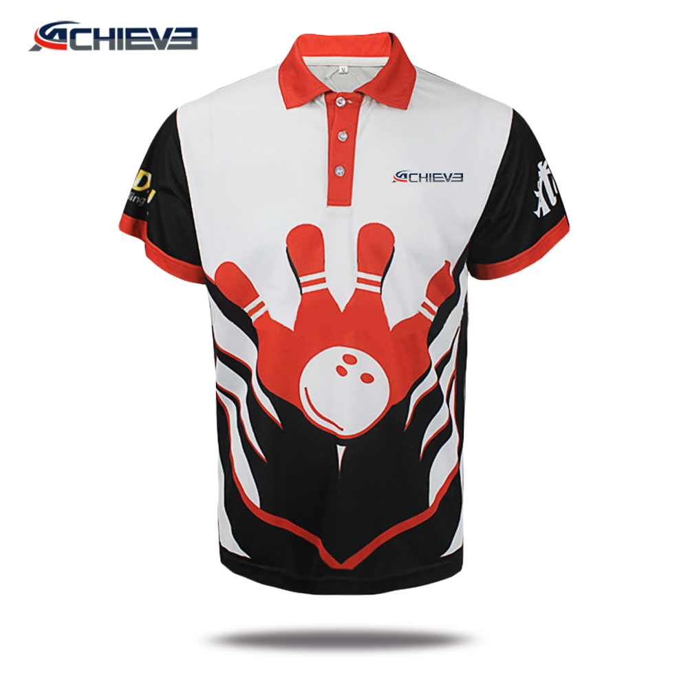 Sublimated Bowling Polo Shirts Supplier
