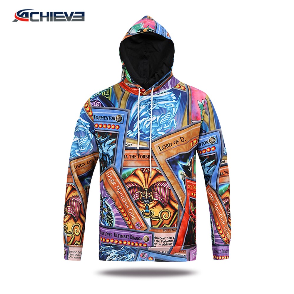 Hot selling Full Sublimation Print Pullover Hoodies