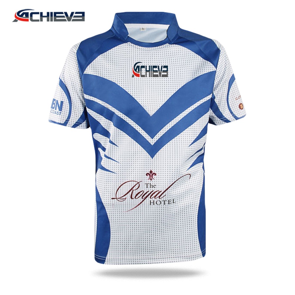 Professional sublimation oem rugby league jersey
