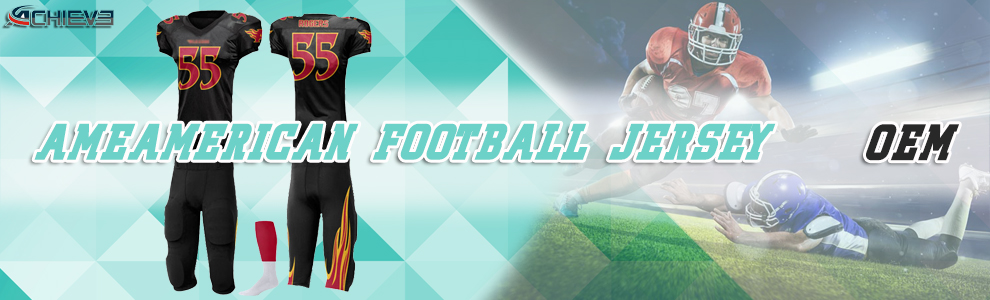 Sublimation Custom American football jerseys wholesale