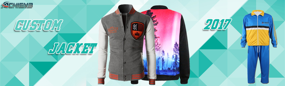 Custom sublimation men's warm winter jacket 