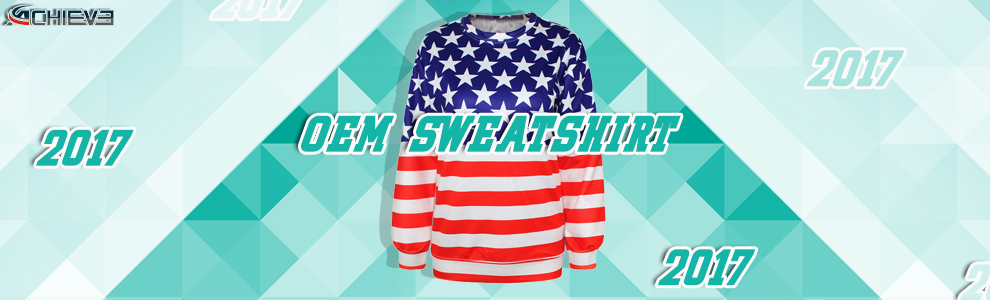 High Quality Full sublimated print sweatshirt