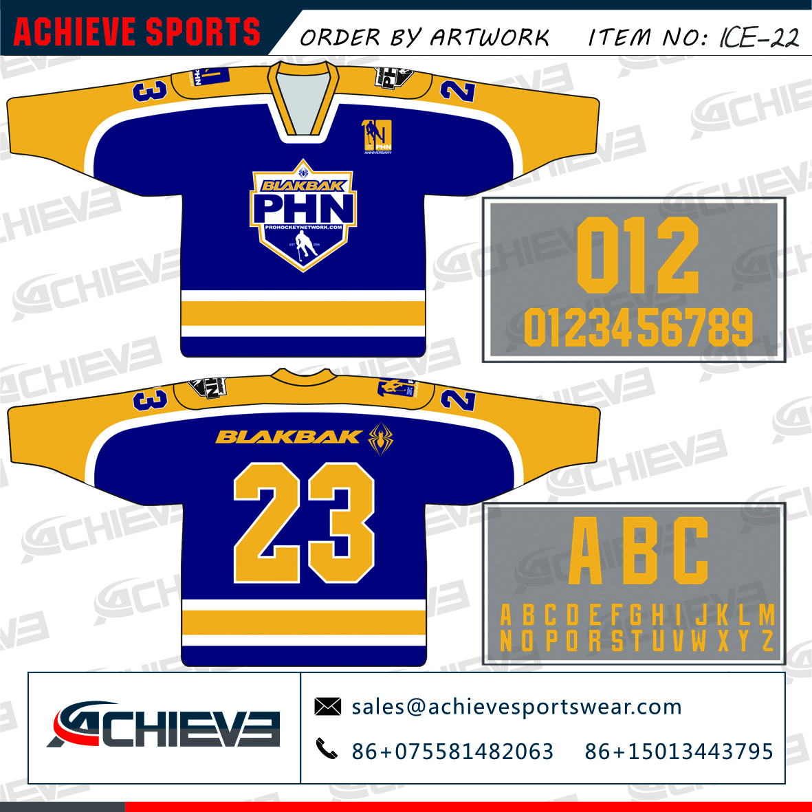 Wholesale custom champions hockey league jerseys