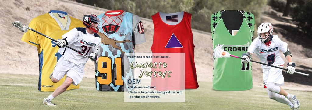 sublimated custom lacrosse jersey team wear