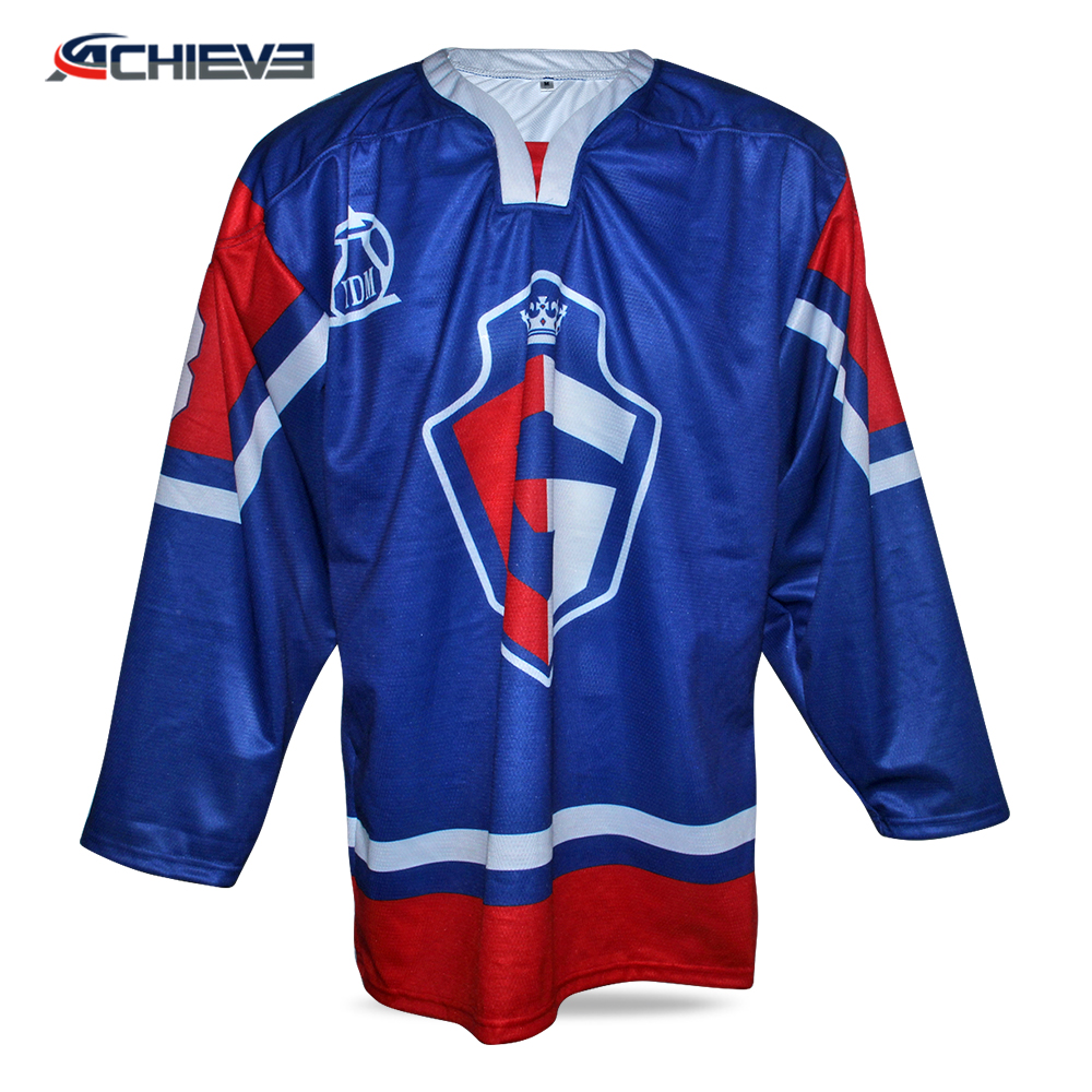 Cheap polyester mesh hockey jerseys