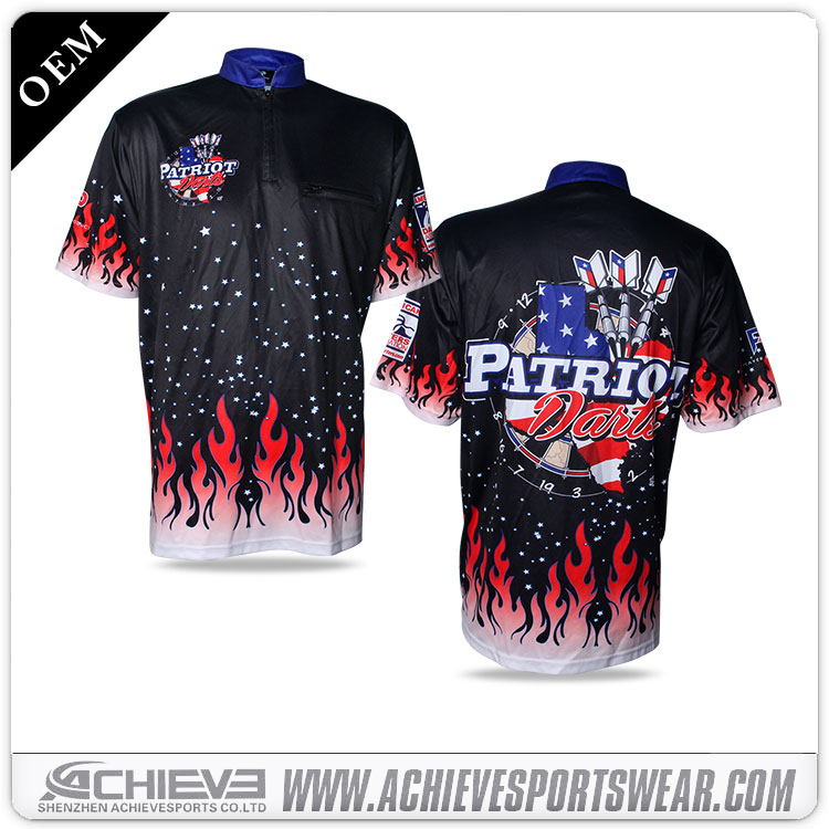 Sublimation custom motorcycle race team shirts