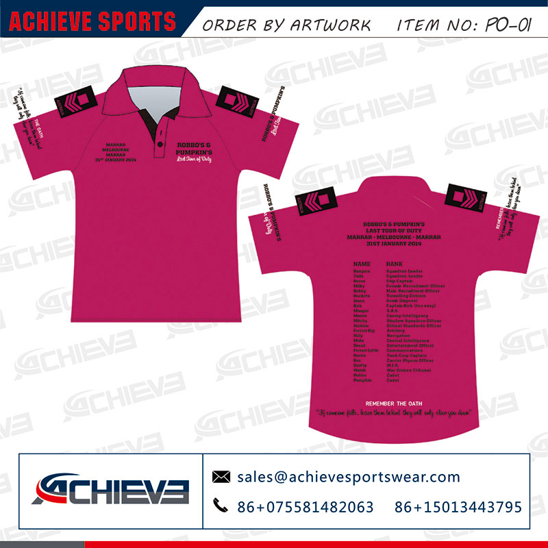  custom polo shirts sublimation polo shirts