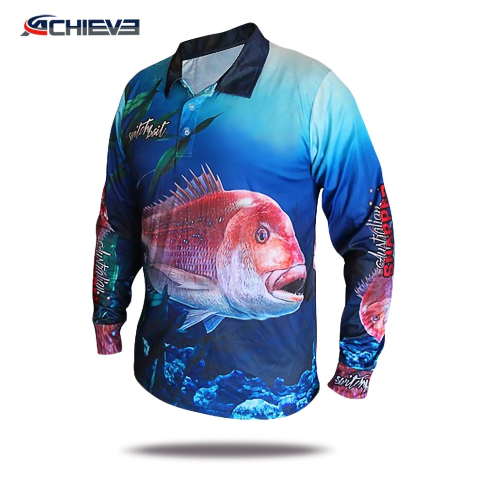 100%Polyester  fishing shirt