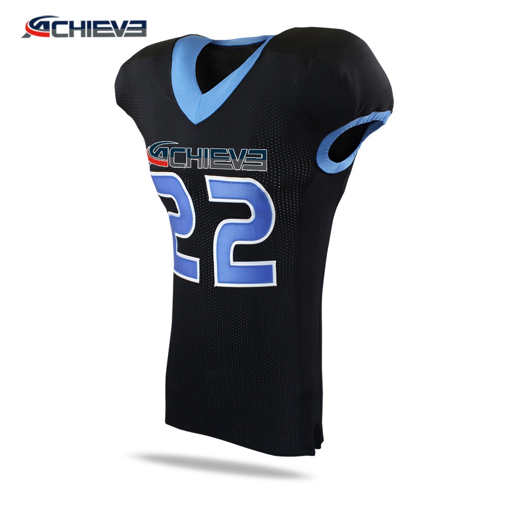 custom new design American football jerseys wholesales