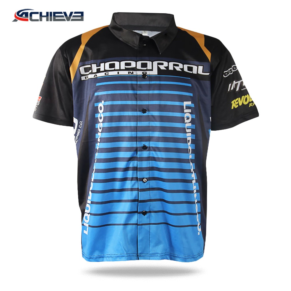 OEM professional custom racing shirt