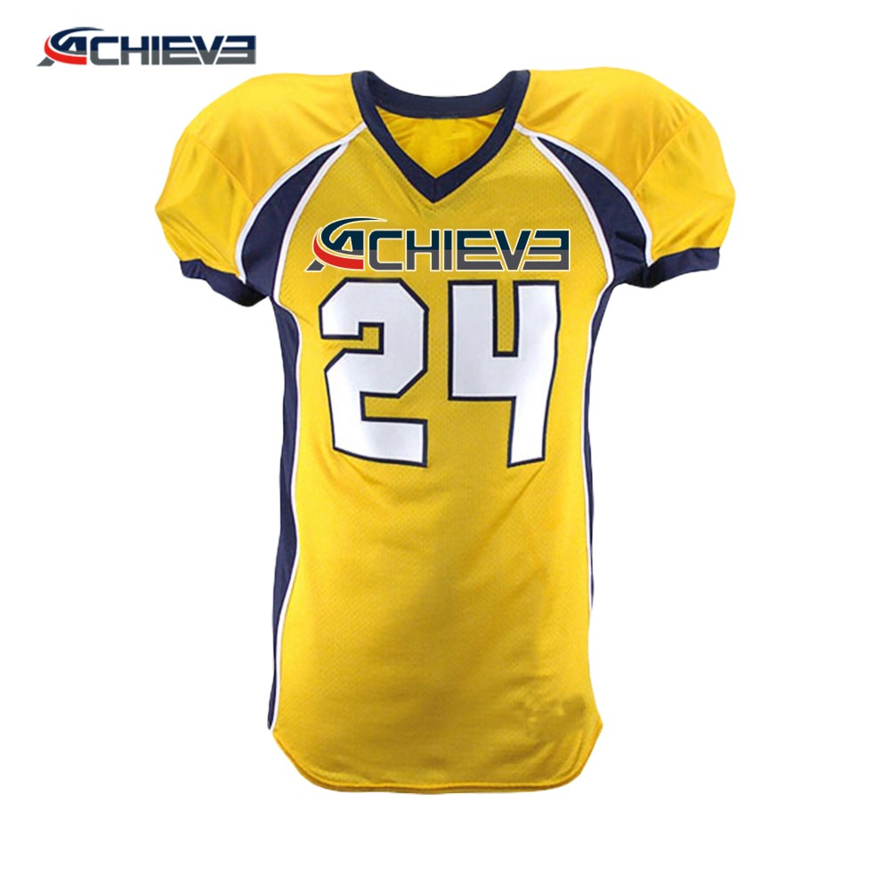 custom design sublimation american football uniform