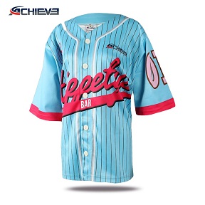 Wholesale designed printed baseball jerseys