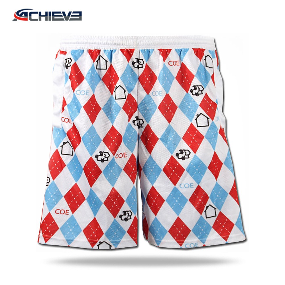 Printed designed lacrosse shorts