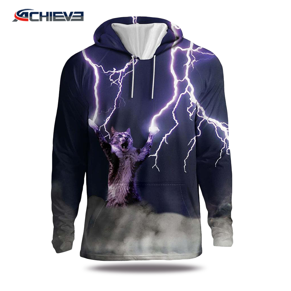 Men Printing Pullover Hoodies