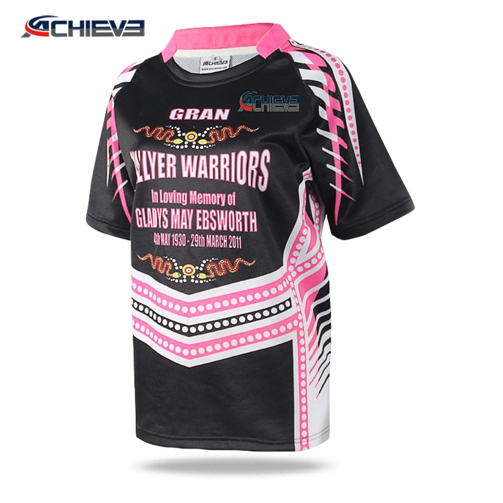 2018 Womens Rugby football jersey