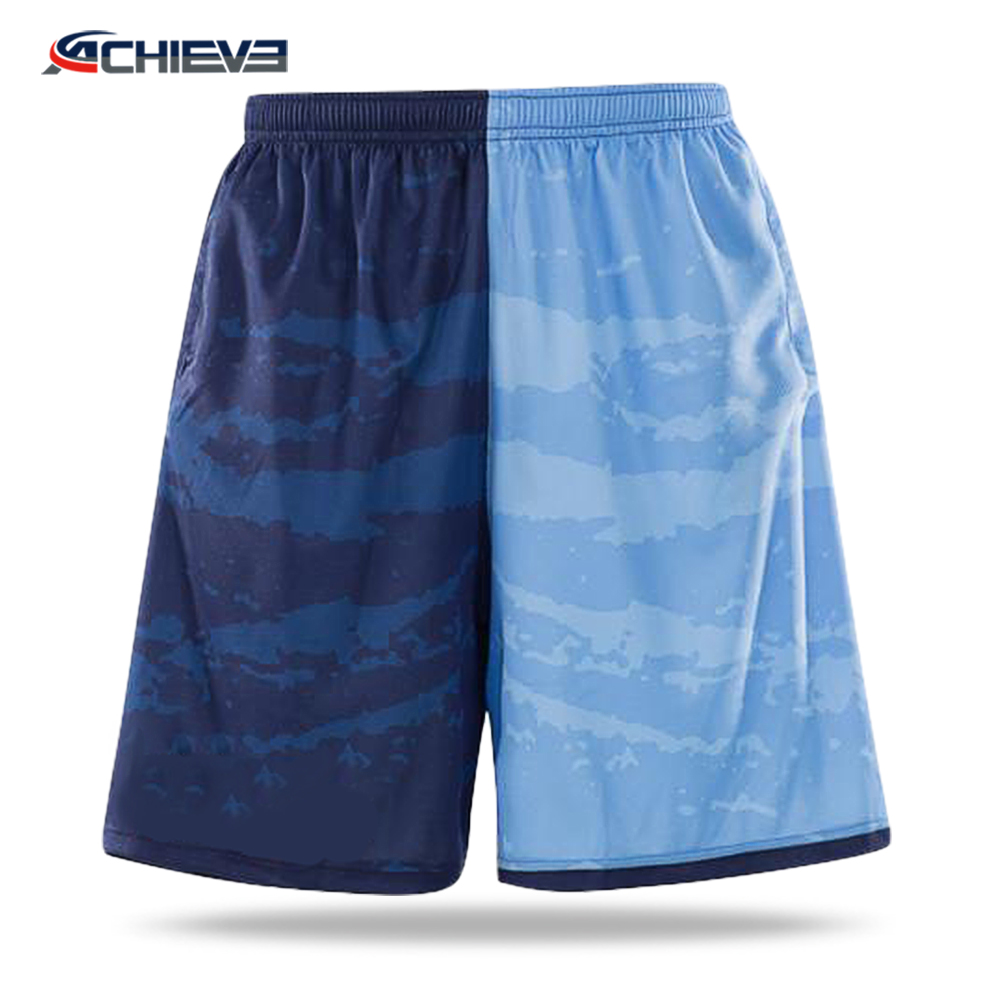 Customize printed youth reversible lacrosse shorts