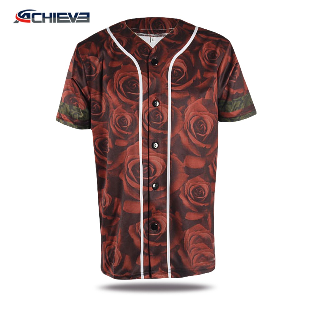 Customize unisex classical camo baseball jerseys