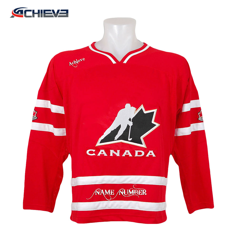 Custom sublimated durable game hockey jerseys