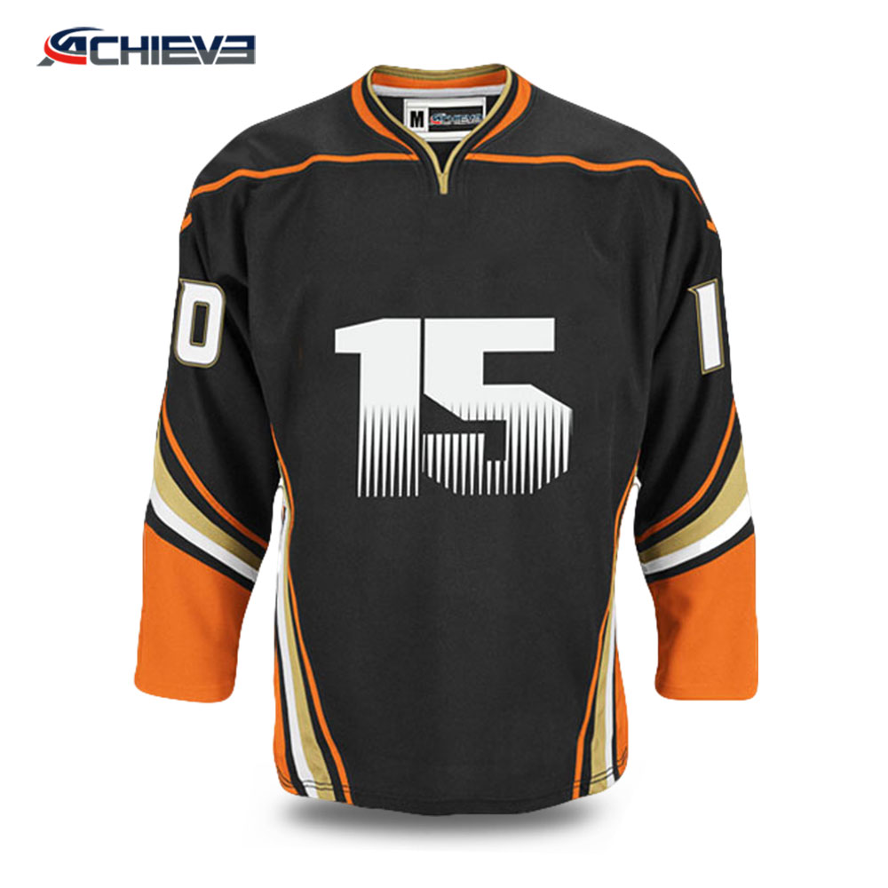 Allover printing ice hockey jerseys