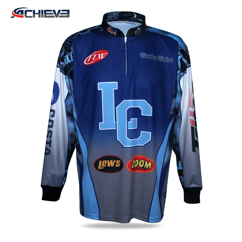 Polyester tournament fishing shirts