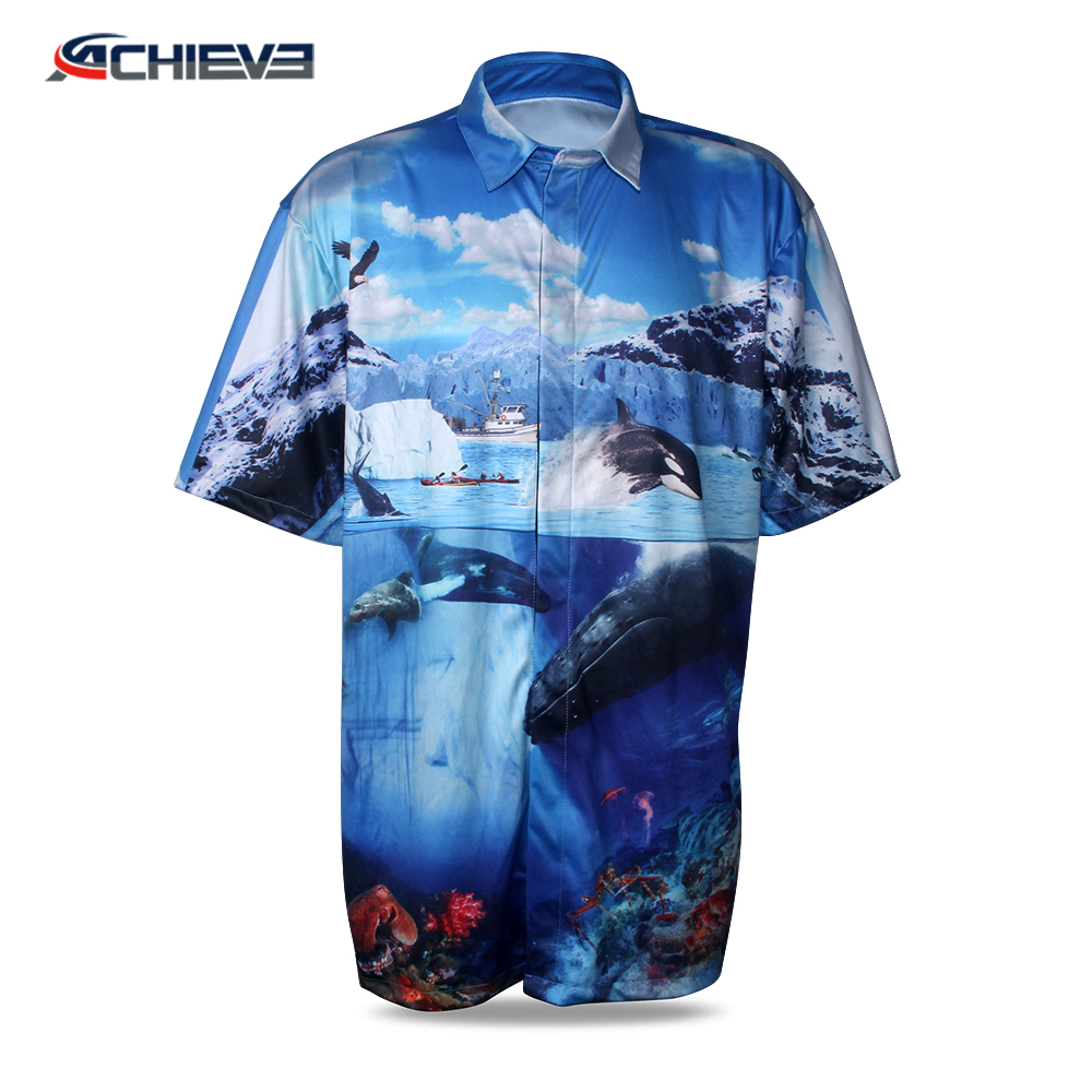 sublimation printing race polo shirts