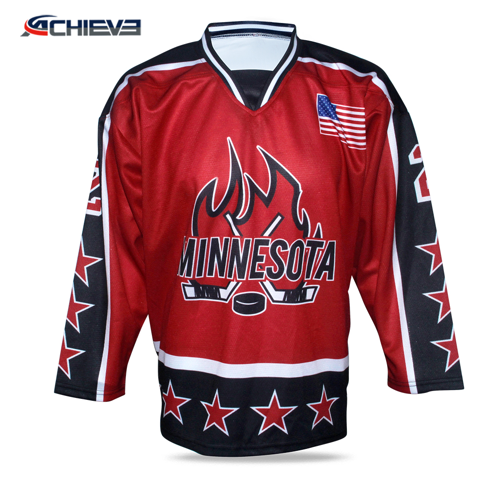 Cheap european full dye hockey jersey