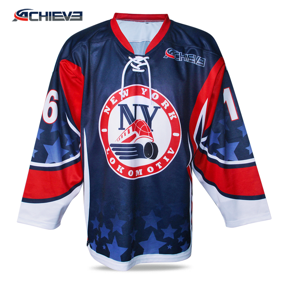 Custom sublimated hockey team jerseys