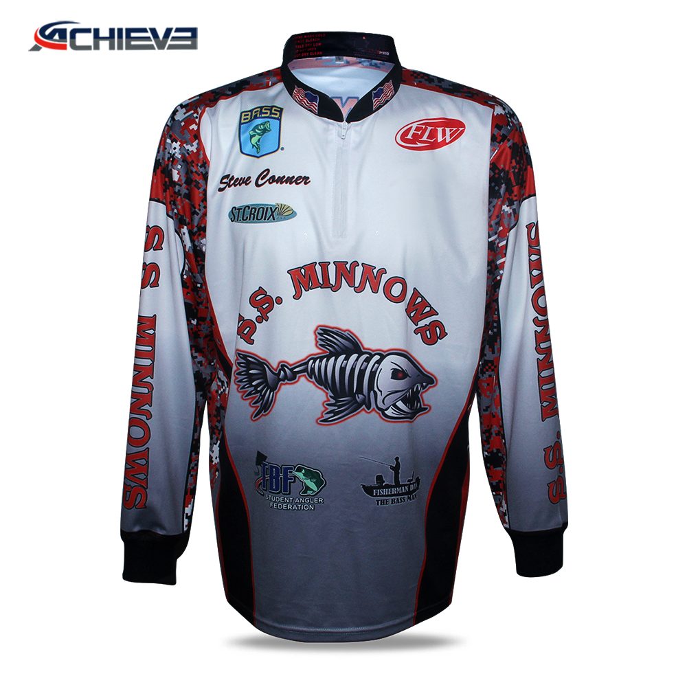 Popular sublimated fishing shirts