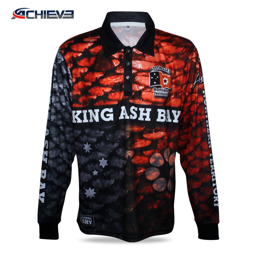 Custom uv protection fishing shirts