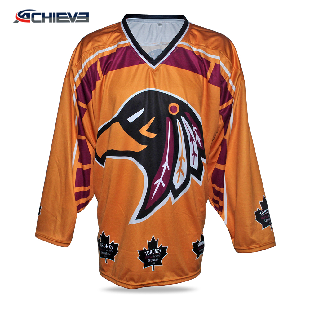 Custom dry fit mens hockey jersey