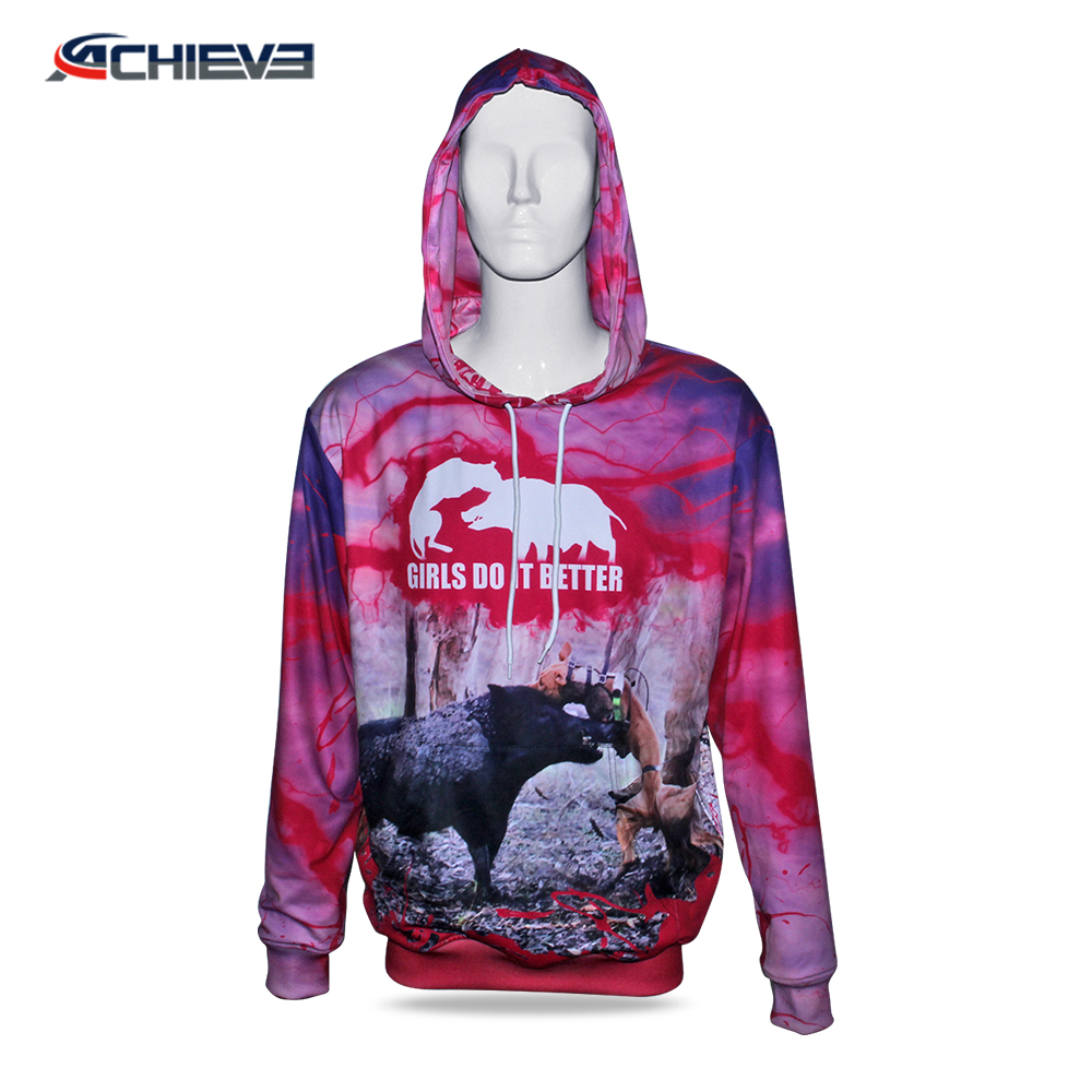 Wholesale sublimation longline pullover hoodies