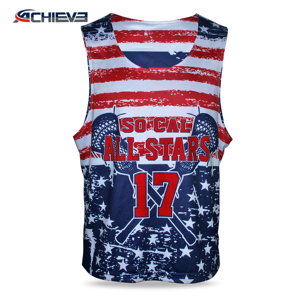 sublimation reversible lacrosse pinnies