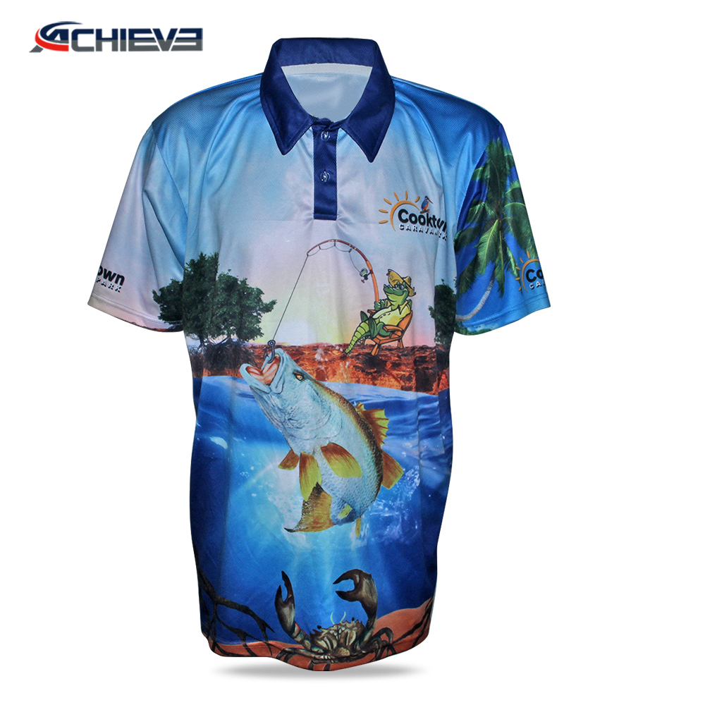 Custom sublimation sports polo shirt