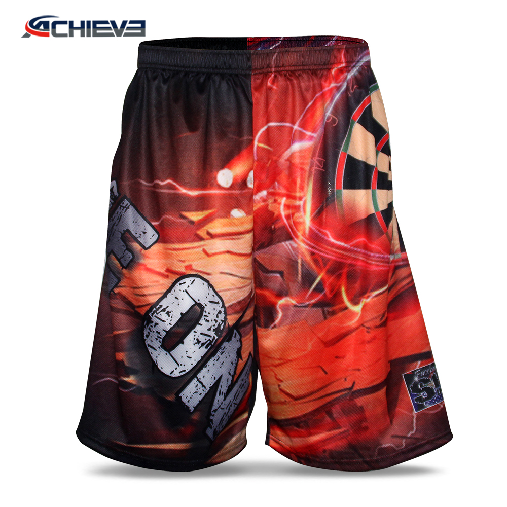 Custom european mesh basketball short