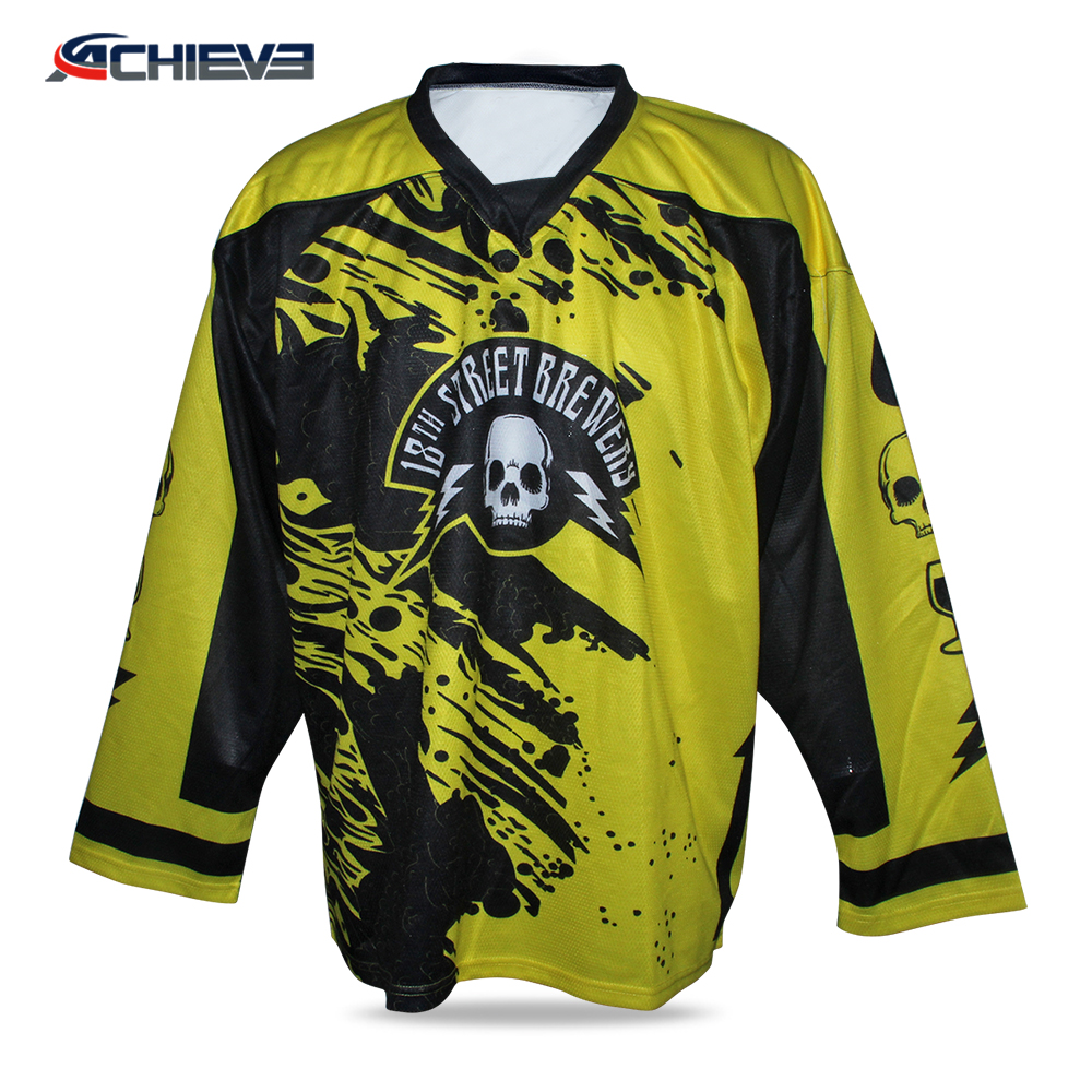 High quality Wholesale European ice hockey jersey