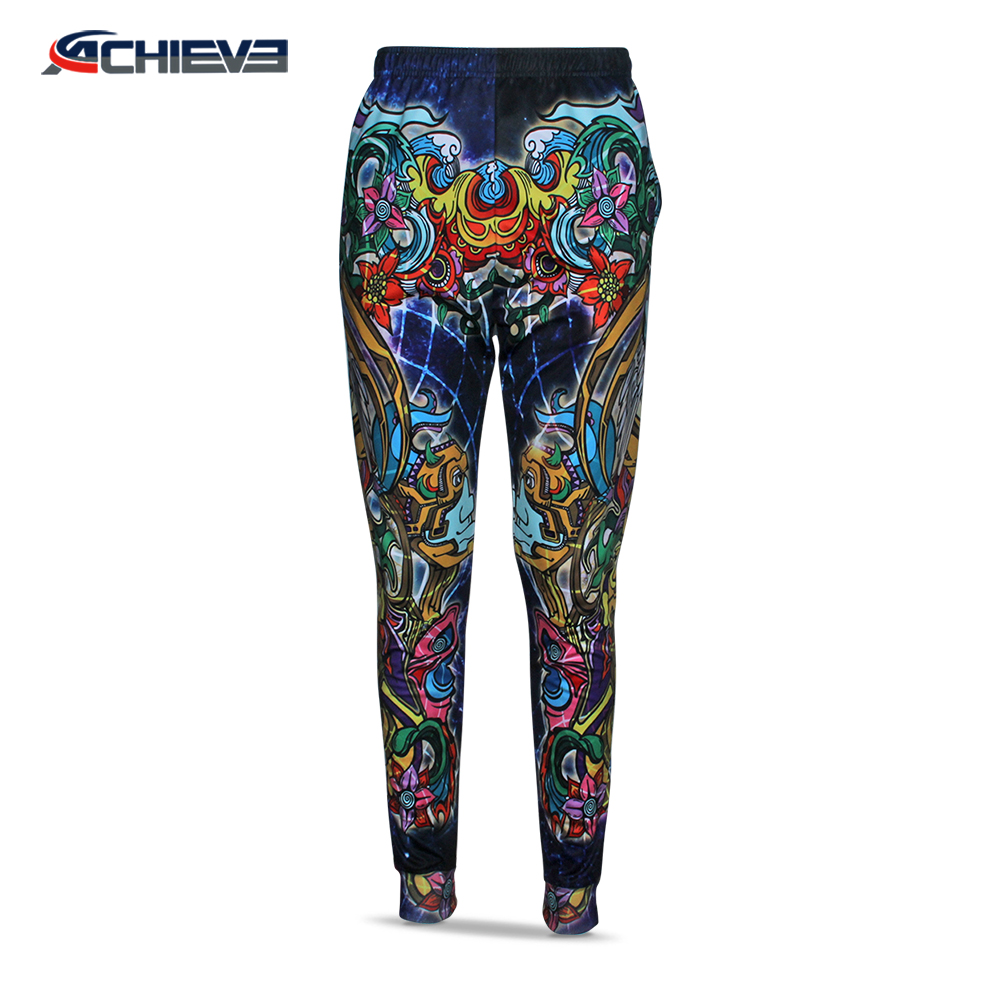 Fashion design sweatpants / sublimation colorful sweatpants