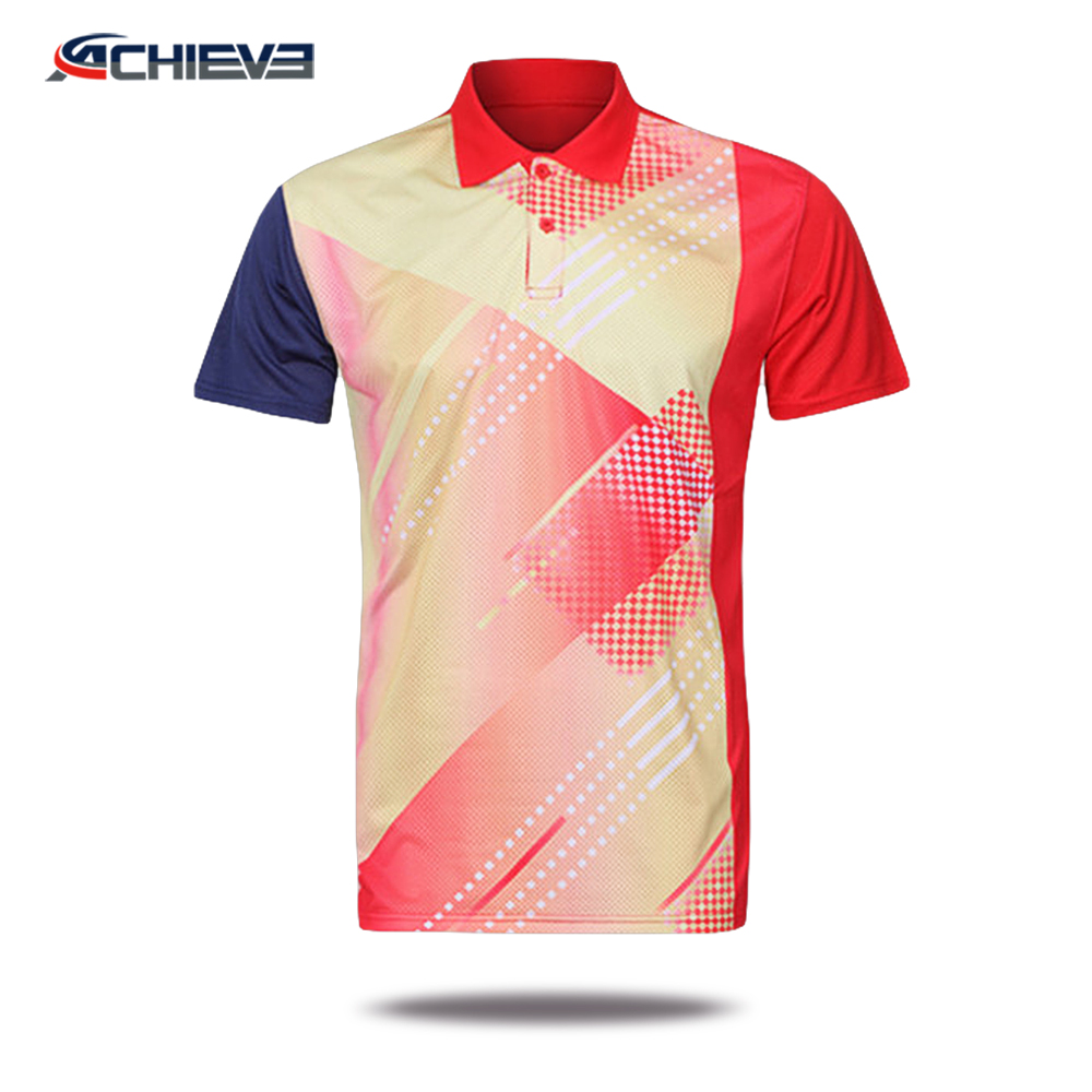 High quality custom design cricket team jersey pattern