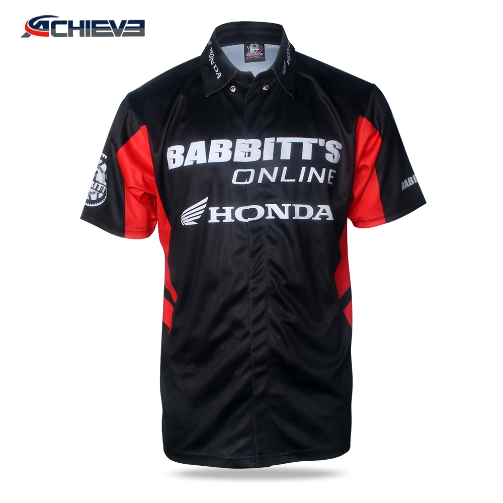 Custom design youth motorcycle racing jersey 