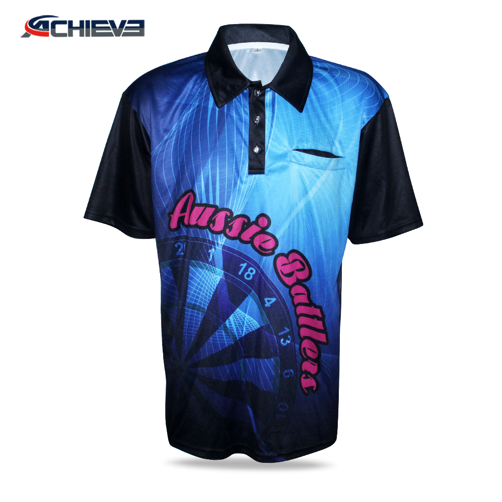 Polo style dart jersey, dart game polo shirt