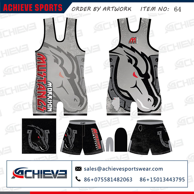 Custom Design Wrestling Singlet Artwork