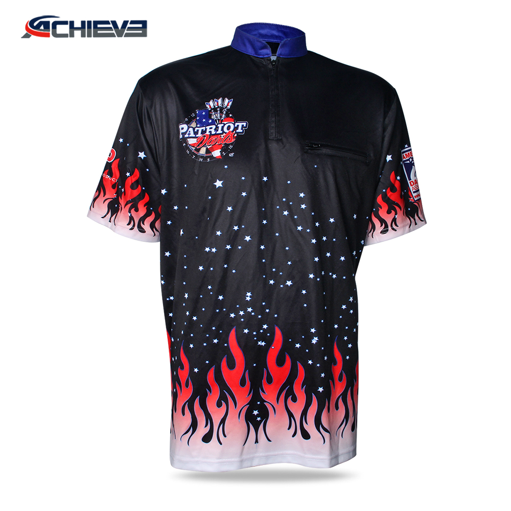 Sublimation custom motorcycle race team shirts