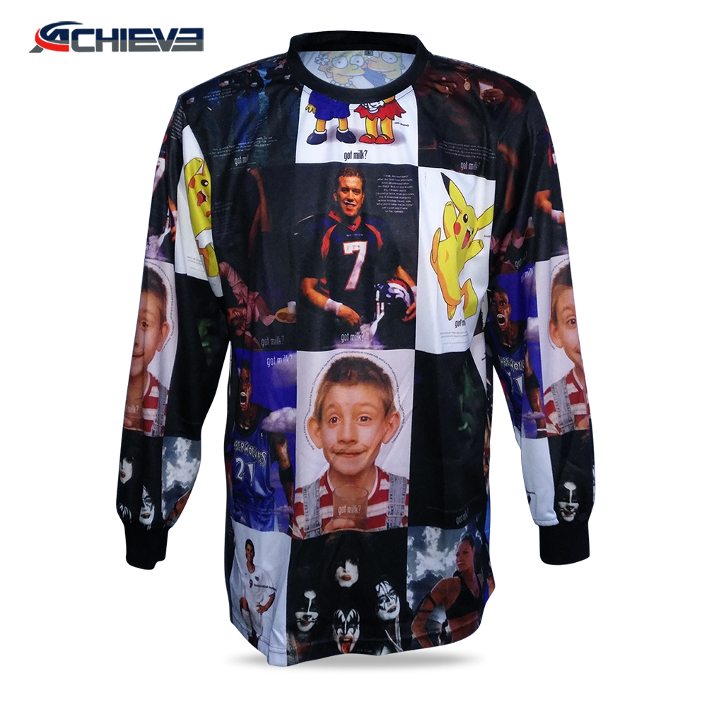 Custom made mens xxl long sleeve t shirt