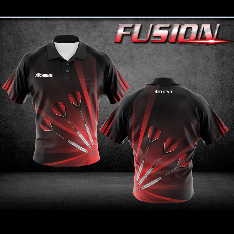 Latest design custom sublimation mens dart polo shirts