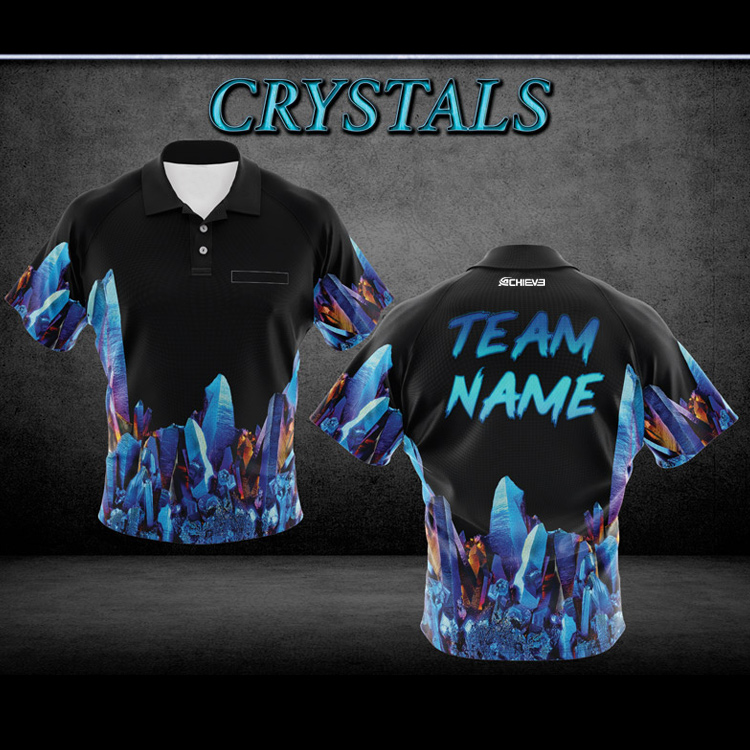 2019 New High quality Wholesale skin friendly custom made polyester Crystals Custom Darts Shirts