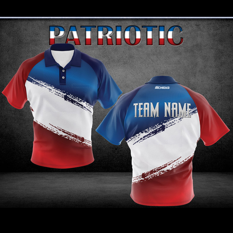 design your own dart shirt sport polo shirt  custom dri fit sublimation polo shirt for men