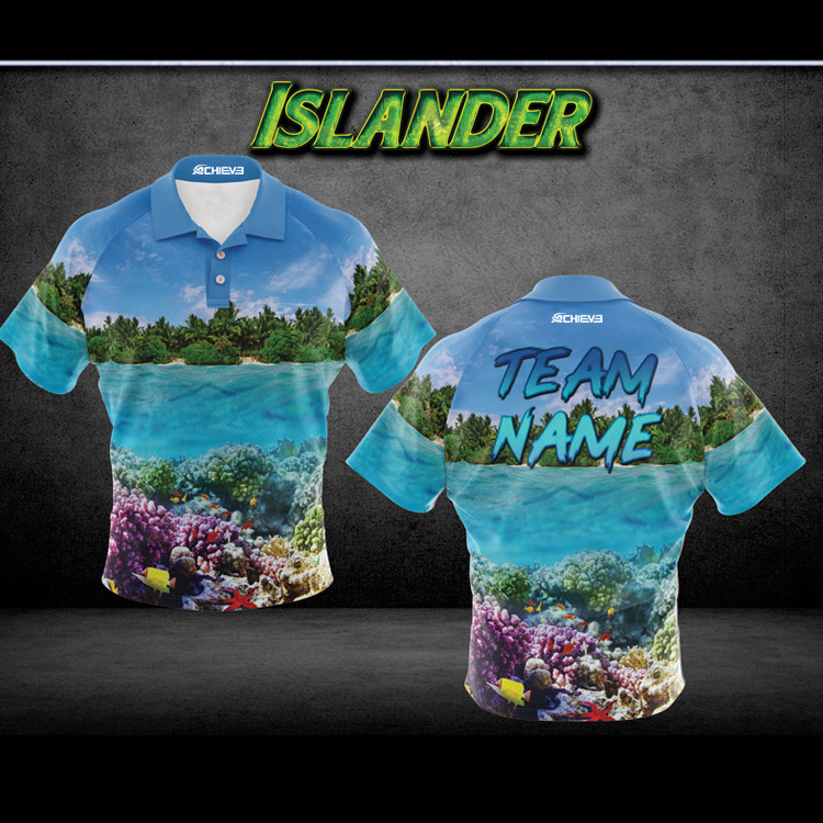 custom made darts shirt for dart club Islander-Custom-Darts-Shirts